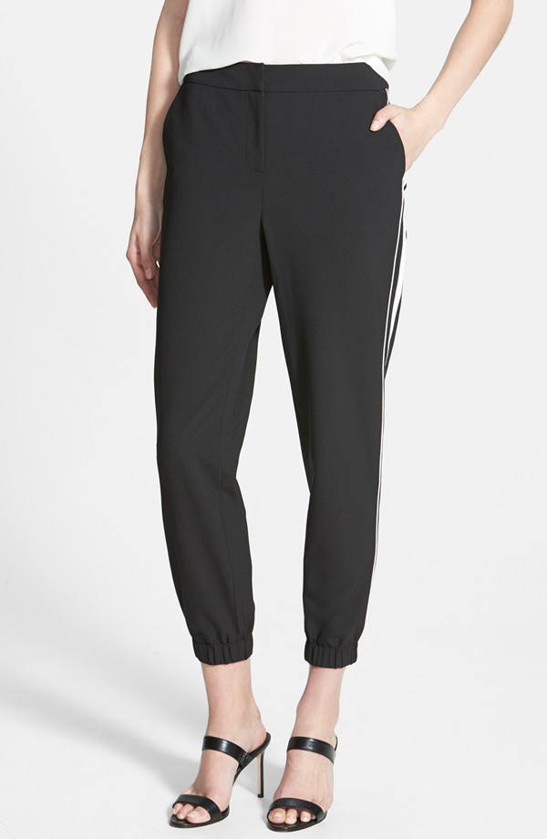 flattering track pants